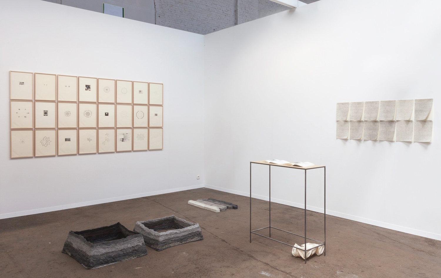 austerlitz's drawings, untitled (sediment, ruins), other stains, silent sisters, atemwende